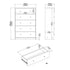 May Chest of 5 Drawers in White